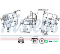 NISSENS COOLANT EXPANSION TANK 996207 FOR MERCEDES-BENZ