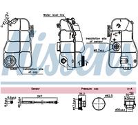 NISSENS 996216 Coolant expansion tank