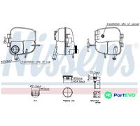 NISSENS COOLANT EXPANSION TANK 996303 FOR OPEL
