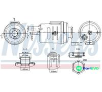 NISSENS COOLANT EXPANSION TANK 996314 FOR FORD LAND ROVER
