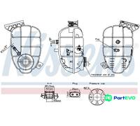 NISSENS COOLANT EXPANSION TANK 996325 FOR BMW