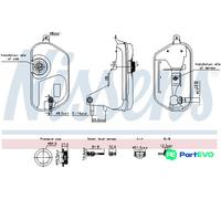 NISSENS COOLANT EXPANSION TANK 996327 FOR JAGUAR