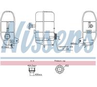 NISSENS 996332 Coolant expansion tank