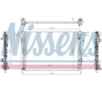 Nissens Coolant Radiator 607254