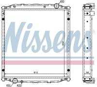 NISSENS 62876A Engine radiator