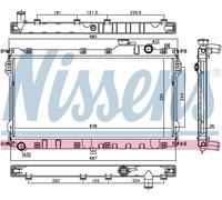 NISSENS 68559 Engine radiator