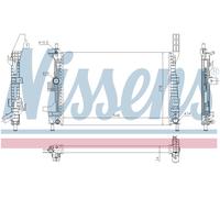 NISSENS 69238 Engine radiator