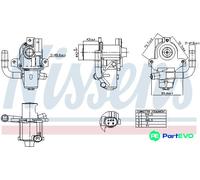 NISSENS EGR VALVE 98264 FOR RENAULT DACIA