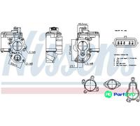 NISSENS EGR VALVE 98265 FOR NISSAN RENAULT