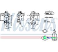 NISSENS EGR VALVE 98272 FOR RENAULT