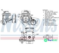 NISSENS EGR VALVE 98299 FOR SEAT SKODA VW