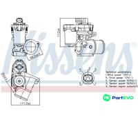 NISSENS EGR VALVE 98347 FOR FORD