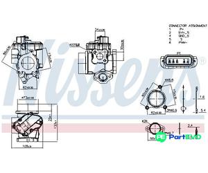 NISSENS EGR VALVE 98410