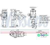 NISSENS EGR VALVE 98423 FOR BMW