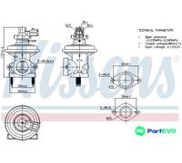 NISSENS EGR VALVE 98474