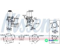 NISSENS EGR VALVE 98513 FOR OPEL VAUXHALL
