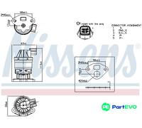 NISSENS EGR VALVE 98523 FOR HONDA