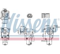 NISSENS 98552 EGR valve