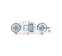 NISSENS Electric Cabin Air Blower Motor for MERCEDES AMG GT C-Class T-Model E