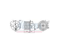 NISSENS Electric Cabin Air Blower Motor for Peugeot 307 6441T8