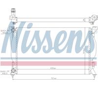 NISSENS 60304A Engine radiator