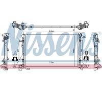 Nissens Engine Coolant Radiator 606411 for eg. RENAULT MASTER T35 (2010) 2.3 DCI