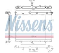 Radiator Vehicle Car Engine Cooling Replacement Spare Part - Nissens 606859