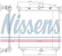 Nissens Engine Coolant Radiator 607031 – Peugeot 208 (2019) 1.2 PURETECH