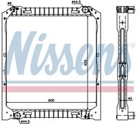 NISSENS 62349A Engine radiator