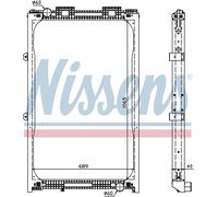 NISSENS 62872A Engine radiator