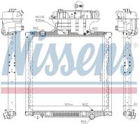 Nissens Engine Coolant Radiator 628757 for eg. MAN TGS-SERIES (2006) TGS 18.320