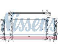 Nissens Engine Coolant Radiator 637602 for eg. RENAULT LAGUNA ESTATE/BREAK (2008