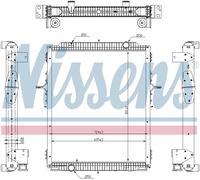 NISSENS 637878 Engine radiator