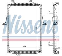 NISSENS Coolant Radiator 63787A for RENAULT TRUCKS PREMIUM (1996) PREMIUM ROUTE