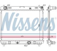 Nissens Engine Coolant Radiator 64697 for eg. TOYOTA URBAN CRUISER (2007) URBAN