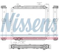Radiator NISSENS 67178 Top Quality