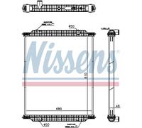 NISSENS 67197 Engine radiator