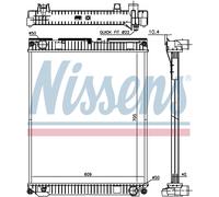 Nissens Engine Coolant Radiator 67227 for eg. MAN TGL-SERIES (2020) TGL 10.150 e