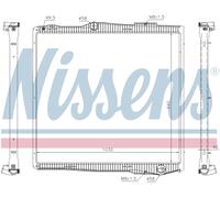 Nissens Engine Coolant Radiator 67290 for eg. SCANIA S-SERIE (2017) S450 etc