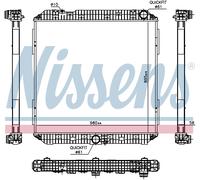 NISSENS 672930 Engine radiator