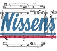 NISSENS 68559 Engine radiator