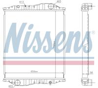 Nissens Engine Coolant Radiator 69602A for eg. KÄSSBOHRER BUS