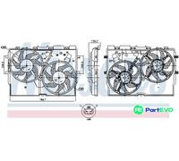 NISSENS ENGINE COOLING FAN 850004
