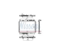 Nissens Engine Radiator 606662 – Fits Ford Fiesta/EcoSport/Transit – Prasco