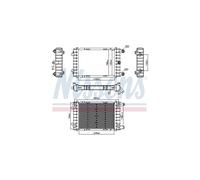 NISSENS 607112 Engine radiator