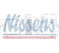 NISSENS 91421 Engine oil cooler