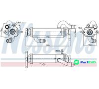 NISSENS EXHAUST GAS RECIRCULATION COOLER 989328