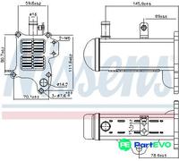 NISSENS EXHAUST GAS RECIRCULATION COOLER 989425 FOR SUZUKI
