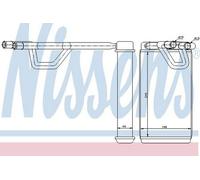 Nissens Heater for Nissan Pathfinder VQ40DE 4.0 Litre August 2005 to May 2007