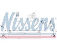 NISSENS 841741 High Pressure Line, air conditioning